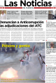Portada de Las Noticias 8 de Enero de 2016