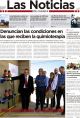Portada de Las Noticias 31 de Octubre de 2014